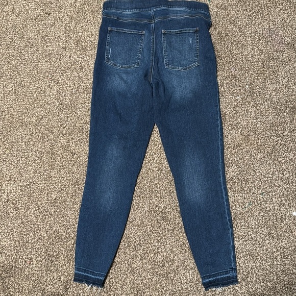 SPANX Blue Skinny Jeans High-Rise Stretch - Picture 4 of 4